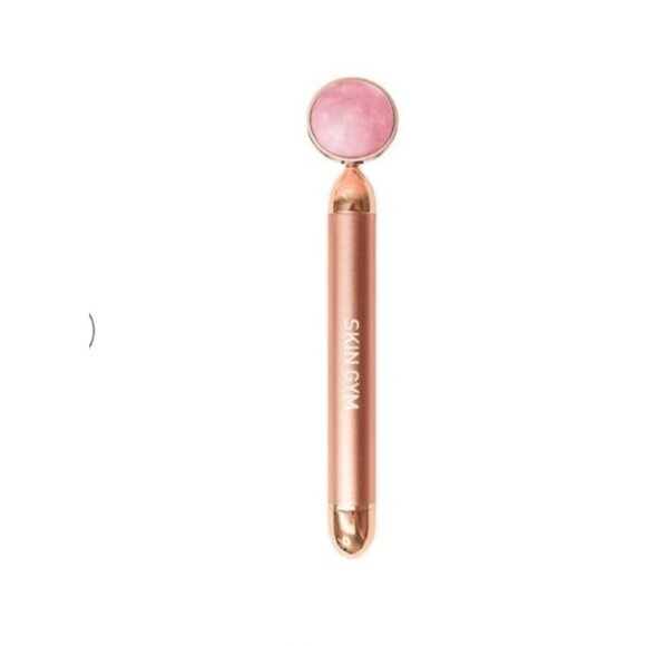 Rose Quartz Skin Gym Revati Vibrating Wand Beauty Tool(LAST ONE) (New) - Picture 2 of 8